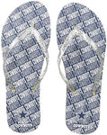 Dallas Cowboys Women's Glitter Flip Flops