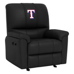 Rocker Recliner with Texas Rangers Secondary