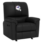 Rocker Recliner with Buffalo Bills Helmet Logo