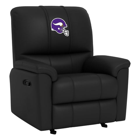 Rocker Recliner with Minnesota Vikings Helmet Logo