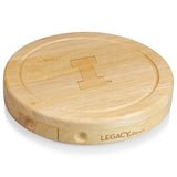 Illinois Fighting Illini - Brie Cheese Cutting Board & Tools Set