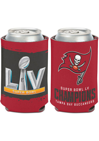 Tampa Bay Buccaneers Super Bowl LV Champions Trophy Can Cooler