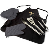 New Orleans Saints - BBQ Apron Tote Pro Grill Set