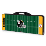 Pittsburgh Steelers Football Field - Picnic Table Portable Folding Table with Seats