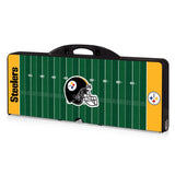Pittsburgh Steelers Football Field - Picnic Table Portable Folding Table with Seats