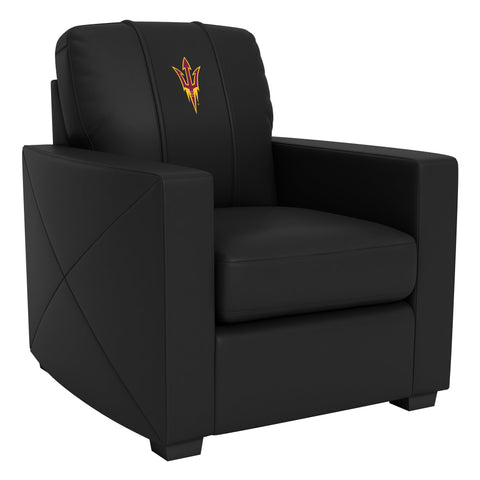 Silver Club Chair with Arizona State Sundevils Logo