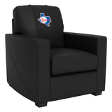 Silver Club Chair with Texas Rangers Cooperstown
