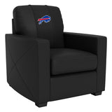 Silver Club Chair with  Buffalo Bills Primary Logo