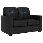 Silver Loveseat with Buffalo Bulls Logo