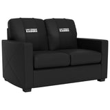 Silver Loveseat with  Las Vegas Raiders Secondary Logo