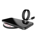 Cincinnati Reds Personalized Endzone Solid 15-Watt Wireless Charger