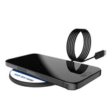 LA Dodgers Personalized Endzone Solid 15-Watt Wireless Charger