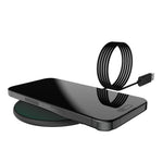 New York Jets Linen 15-Watt Wireless Charger
