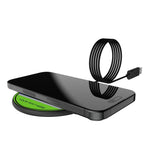 Seattle Seahawks Personalized Endzone Solid 15-Watt Wireless Charger