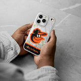 Baltimore Orioles Personalized EndZone Plus Glitter Phone Case for Apple iPhone