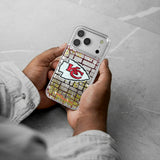 Kansas City Chiefs Brick Wall Glitter Phone Case for Apple iPhone 17 Series