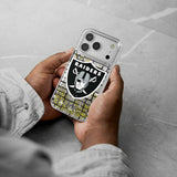 Las Vegas Raiders Brick Wall Glitter Phone Case for Apple iPhone 17 Series