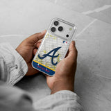 Atlanta Braves Personalized EndZone Plus Glitter Phone Case for Apple iPhone 17 Series