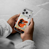 Baltimore Orioles Personalized EndZone Plus Glitter Phone Case for Apple iPhone 17 Series
