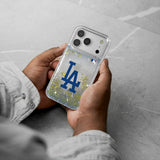LA Dodgers Linen Glitter Phone Case for Apple iPhone 17 Series