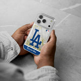 LA Dodgers Personalized EndZone Plus Glitter Phone Case for Apple iPhone 17 Series