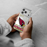 Arizona Cardinals Personalized Tilt Glitter Phone Case for Apple iPhone 17 Series