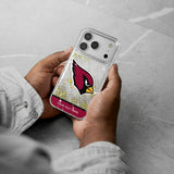 Arizona Cardinals Personalized EndZone Plus Glitter Phone Case for Apple iPhone 17 Series