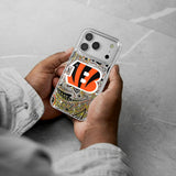 Cincinnati Bengals Paisley Glitter Phone Case for Apple iPhone 17 Series