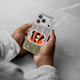 Cincinnati Bengals Text Backdrop Glitter Phone Case for Apple iPhone 17 Series