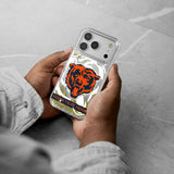 Chicago Bears Personalized Tilt Glitter Phone Case for Apple iPhone 17 Series
