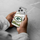 Green Bay Packers Personalized Tilt Glitter Phone Case for Apple iPhone 17 Series