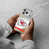 Kansas City Chiefs Personalized Tilt Glitter Phone Case for Apple iPhone 17 Series