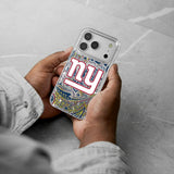 New York Giants Paisley Glitter Phone Case for Apple iPhone 17 Series