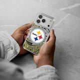 Pittsburgh Steelers Paisley Glitter Phone Case for Apple iPhone 17 Series