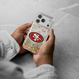 San Francisco 49ers Confetti Glitter Phone Case for Apple iPhone 17 Series
