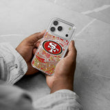 San Francisco 49ers Paisley Glitter Phone Case for Apple iPhone 17 Series