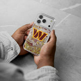 Washington Commanders Paisley Glitter Phone Case for Apple iPhone 17 Series