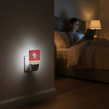 San Francisco 49ers Stripe Night Light 2-Pack