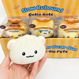 Meow Bear Bun Cutie Pets Slow Rising Squishy