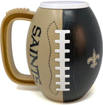 New Orleans Saints 23 oz. Football Shaped Beverage Mug