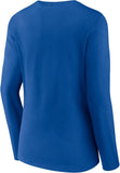 Fanatics Women's Royal Buffalo Bills Wordmark Long Sleeve V-Neck T-Shirt