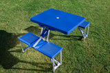 Football Field - Buffalo Bills - Picnic Table Portable Folding Table with Seats