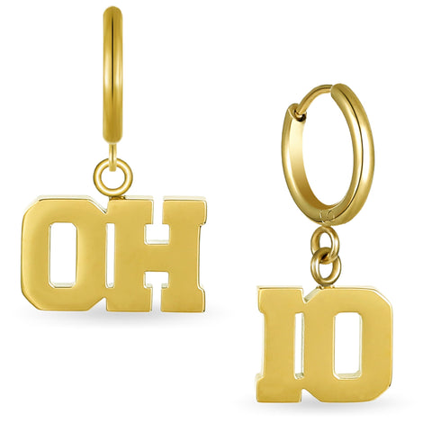 Ohio State OH-IO Huggie Hoops