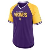 Fanatics Men's NFL Minnesota Vikings Hashmark Raglan-T-Shirt