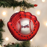 Atlanta Braves Baseball Mitt Ornament