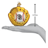 San Diego Padres Baseball Mitt Ornament