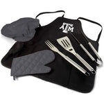 Texas A&M Aggies - BBQ Apron Tote Pro Grill Set