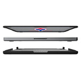 Atlanta Braves 1972-1975 - Cooperstown Collection Linen Laptop Case for Apple MacBook