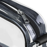 FOCO NFL Pittsburgh Steelers Team Logo Stripe Clear Crossbody Bag