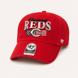 '47 Brand Cincinnati Reds Flag Stack Clean Up Cap